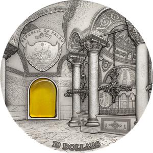 Palau / Silver Two Ounces 2016 Mineral Art - Hagia Sophia - obverse photo