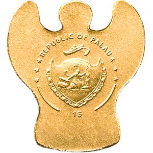 Palau / One Dollar Gold Special Shape - Golden Angel - obverse photo
