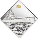 Silver Two Ounces 2009 HMS Prince of Wales: Photo Coin, Palau, Silver Two Ounces 2009 HMS Prince of Wales / thumbnail