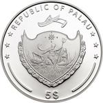 Silver Ounce 2014 Daniel Gabriel Fahrenheit: Photo Coin, Palau, Silver Ounce 2014 Daniel Gabriel Fahrenheit / thumbnail