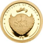 Gold Half Gram 2014 Egyptian Symbols - Ankh: Photo Coin, Palau, Gold Half Gram 2014 Egyptian Symbols - Ankh / thumbnail