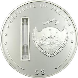 Palau / Five Dollar Silver 2007 Lourdes - obverse photo