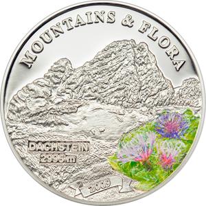 Palau / Five Dollars Silver 2009 Dachstein - reverse photo