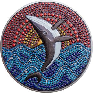 Palau / Silver Three Ounces 2021 The Whale - reverse photo