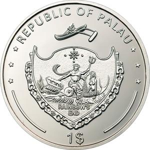 Palau / One Dollar 2011 Anemonefish - Endangered Wildlife - obverse photo