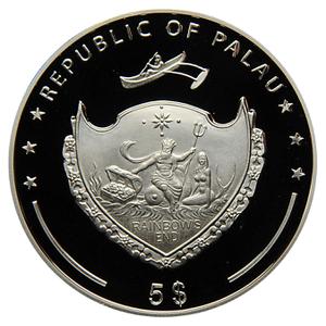 Palau / Silver Ounce 2010 Statues of Easter Island - obverse photo