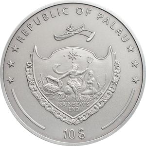 Palau / Silver Two Ounces 2014 Mythical Creatures - The Vampire - obverse photo