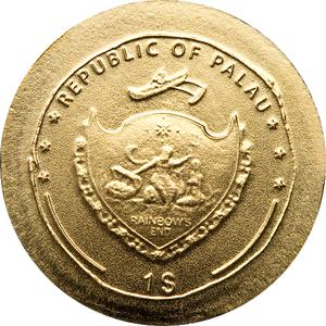 Palau / Gold Half Gram 2010 Nero - obverse photo