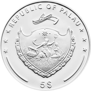 Palau / Five Dollars Silver 2012 Church of the Savior - obverse photo