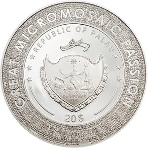 Palau / Silver Three Ounces 2018 Mona Lisa - obverse photo