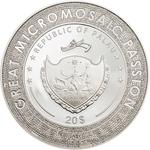 Silver Three Ounces 2018 Mona Lisa: Photo Coin, Palau, Silver Three Ounces 2018 Mona Lisa / thumbnail
