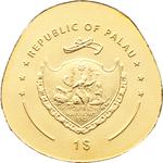 One Dollar Gold Special Shape - Golden Ladybug: Photo Coin, Palau, One Dollar Gold Special Shape - Golden Ladybug / thumbnail