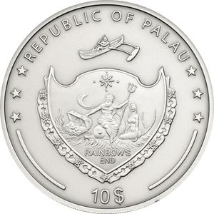 Palau / Silver Two Ounces 2016 Mythical Creatures - The Werewolf - obverse photo