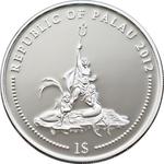 One Dollar 2012 Blue Ringed Octopus: Photo Coin, Palau, One Dollar 2012 Blue Ringed Octopus / thumbnail