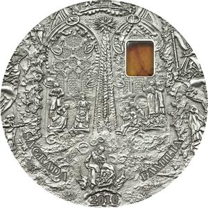Palau / Silver Two Ounces 2010 Sagrada Familia - reverse photo