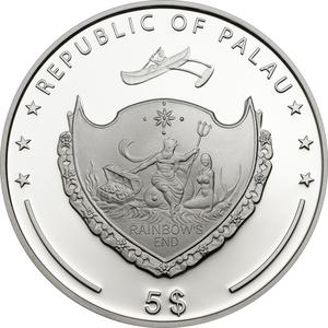 Palau / Five Dollars Silver 2014 Beauty of the Sea - obverse photo
