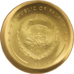 Palau / Gold Ounce 2021 Inca Sun God - obverse photo