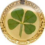 Gold Gram 2018 Four-leaf Clover: Photo Coin, Palau, Gold Gram 2018 Four-leaf Clover / thumbnail