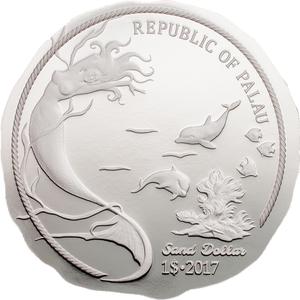 Palau / Silver Ounce 2017 Sand Dollar - obverse photo