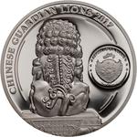 Silver Two Ounces 2017 Chinese Guardian Lions - Male: Photo Coin, Palau, Silver Two Ounces 2017 Chinese Guardian Lions - Male / thumbnail