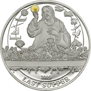 Palau / Half Ounce Silver 2015 Last Supper - reverse photo