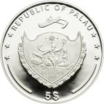 Five Dollars Silver 2009 Tarmo: Photo Coin, Palau, Five Dollars Silver 2009 Tarmo / thumbnail