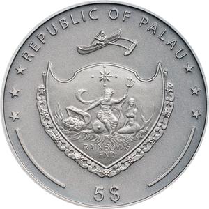 Palau / Silver Ounce 2020 Grey Wolf - obverse photo