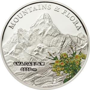Palau / Five Dollars Silver 2012 Ama Dablam - reverse photo