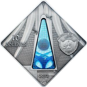 Palau / Silver Fifty Grams 2012 Catedral de Brasilia - obverse photo