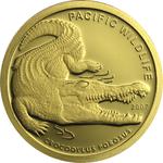 Gold Twenty-fifth Ounce 2007 Saltwater Crocodile: Photo Coin, Palau, Gold Twenty-fifth Ounce 2007 Saltwater Crocodile / thumbnail