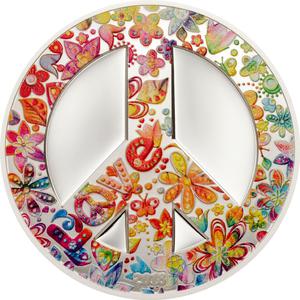 Palau / Silver Ounce 2018 Summer of Love - reverse photo