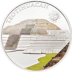 Palau / Five Dollars Silver 2012 Teotihuacán - reverse photo