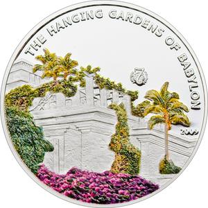 Palau / One Dollar 2009 Hanging Gardens of Babylon - reverse photo