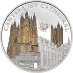 Five Dollars Silver 2015 Canterbury Cathedral: Photo Coin, Palau, Five Dollars Silver 2015 Canterbury Cathedral / thumbnail