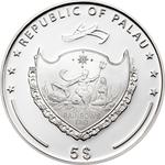 Five Dollars Silver 2009 Dachstein: Photo Coin, Palau, Five Dollars Silver 2009 Dachstein / thumbnail