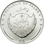Five Dollars Silver 2011 Leaning Tower of Pisa: Photo Coin, Palau, Five Dollars Silver 2011 Leaning tower of Pisa / thumbnail