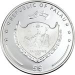Five Dollar Silver 2007 Saltwater Crocodile: Photo Coin, Palau, Five Dollar Silver 2007 Saltwater Crocodile / thumbnail
