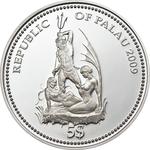 Five Dollars Silver 2009 Red Lionfish: Photo Coin, Palau, Five Dollars Silver 2009 Red Lionfish / thumbnail