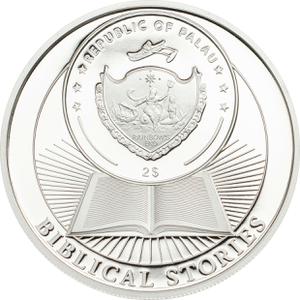 Palau / Silver Ounce 2017 Moses Crossing the Red Sea - obverse photo