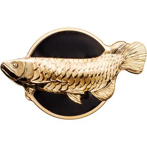 Palau / Silver Two Ounces 2019 Dragonfish - Golden Arowana - reverse photo