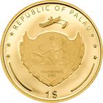 Gold Half Gram 2018 Love and Peace: Photo Coin, Palau, Gold Half Gram 2018 Love and Peace / thumbnail