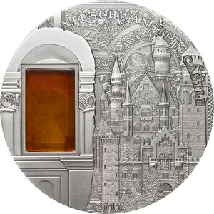 Palau / Silver Two Ounces 2011 Neuschwanstein - reverse photo