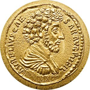 Palau / Gold Half Gram 2011 Marcus Aurelius - reverse photo