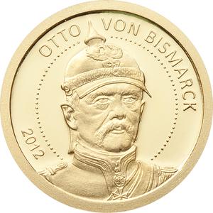 Palau / Gold Half Gram 2012 Otto von Bismarck - reverse photo