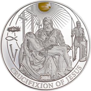 Palau / Half Ounce Silver 2016 Crucifixion of Jesus - reverse photo