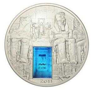 Palau / Silver Twenty-five Grams 2011 Abu Simbel - reverse photo