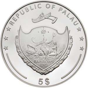 Palau / Silver Ounce 2018 Edvard Munch - The Scream - obverse photo