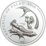 Five Dollars Silver 2016 Coral Hind: Photo Coin, Palau, Five Dollars Silver 2016 Coral Hind / thumbnail