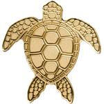 One Dollar Gold Special Shape - Golden Sea Turtle: Photo Coin, Palau, One Dollar Gold Special Shape - Golden Sea Turtle / thumbnail