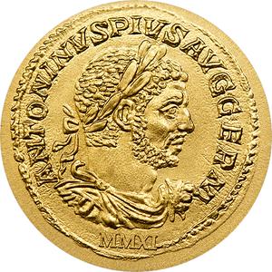 Palau / Gold Half Gram 2011 Antoninus Caracalla - reverse photo